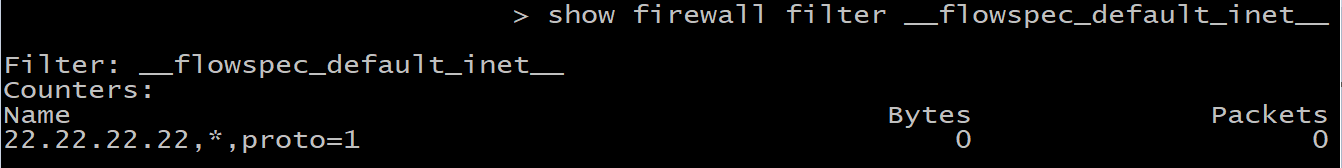 show route table inetflow.0 extensive